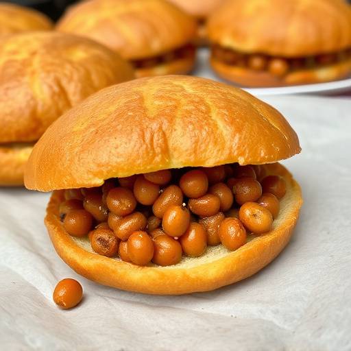 Vetkoek, golden brown and fluffy, with a savory filling spilling out.